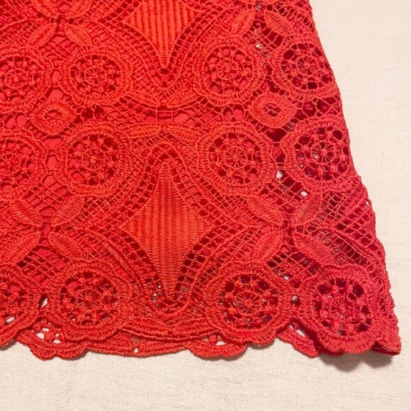 Hollister Red Lace Skirt Womens Size 5 - Picture 15 of 16
